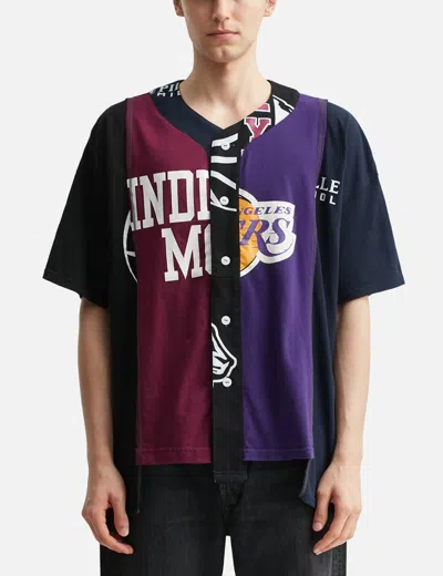 Needles 4 Cuts Wide College Baseball Shirt In Multi