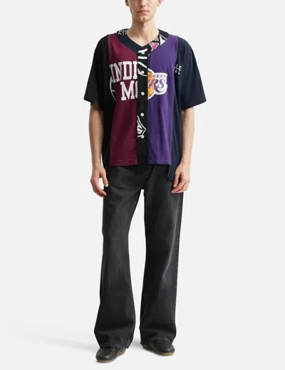 Needles 4 Cuts Wide College Baseball Shirt In Multi