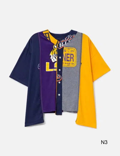 Needles 4 Cuts Wide College Baseball Shirt In Multi