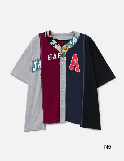 Needles 4 Cuts Wide College Baseball Shirt In Multi