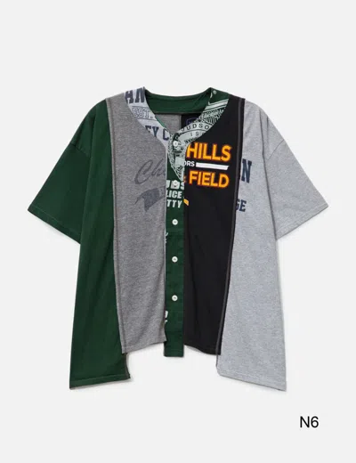 Needles 4 Cuts Wide College Baseball Shirt In Multi