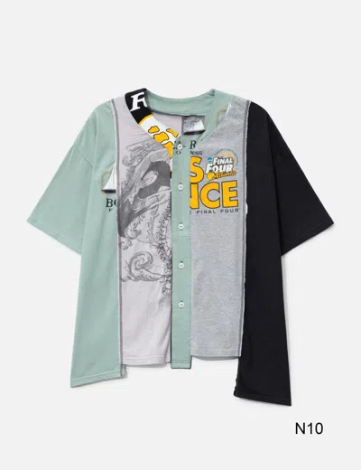 Needles 4 Cuts Wide College Baseball Shirt In Multi