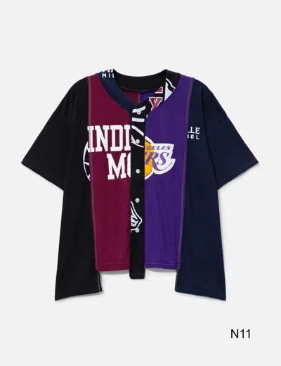 Needles 4 Cuts Wide College Baseball Shirt In Multi