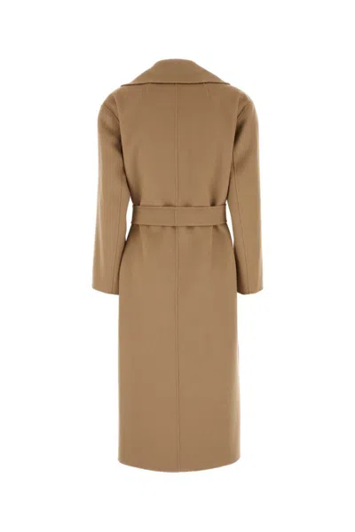 S Max Mara Camel Wool Poldo Coat