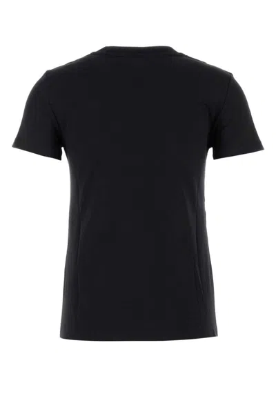 Max Mara T-shirt Papaia In Cotone Nero Donna In Black