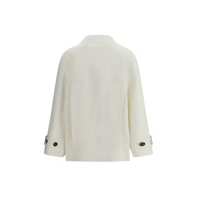Brunello Cucinelli Double-breasted Blazer Blazer And Suits White