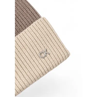 Calvin Klein Beige Wool Women's Hat