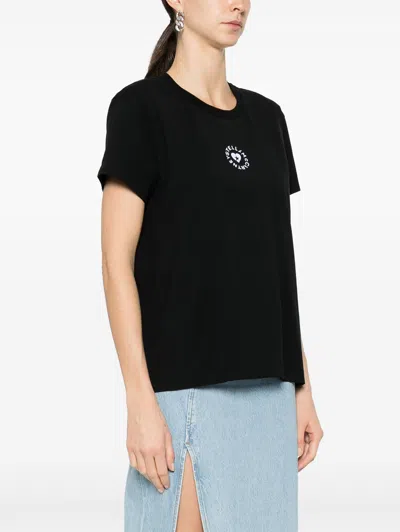 Stella Mccartney Tshirt Con Logo In White