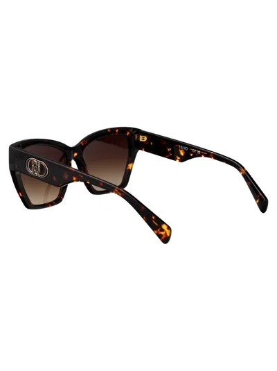 Liu •jo Liu Jo Rectangular Sunglasses Lj815 S 244 In Brown