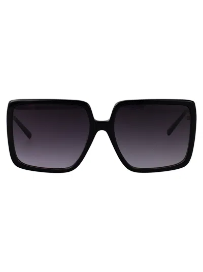 Karl Lagerfeld Rectangular Sunglasses Kl6187 S 1 In Black
