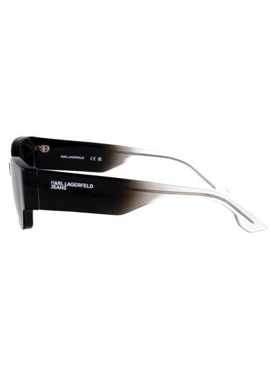 Karl Lagerfeld Round Sunglasses Klj6168 S 1 In Black