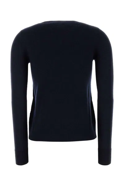 's Max Mara Midnight Blue Wool Idoneo Sweater In Black