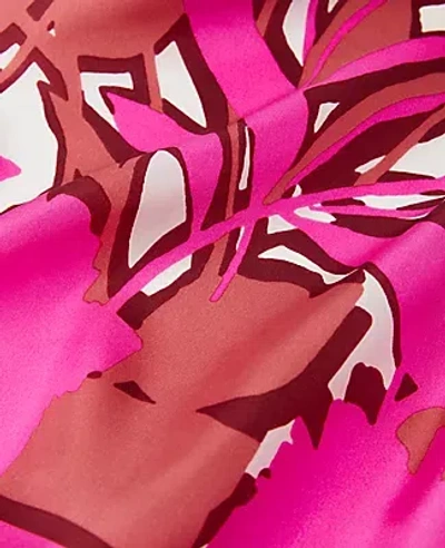 Ann Taylor Floral Silk Little Scarf