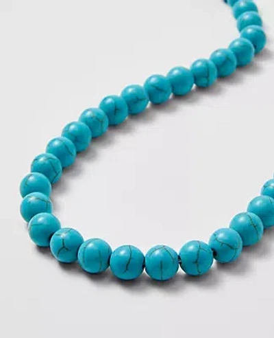 Ann Taylor Beaded Turquoise Necklace
