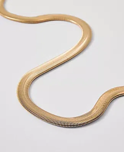 Ann Taylor Chunky Metal Chain Necklace