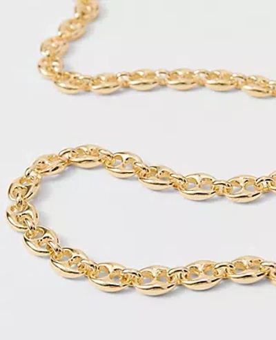 Ann Taylor Mariner Metal Chain Necklace