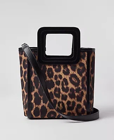 Ann Taylor Leopard Crossbody Bag