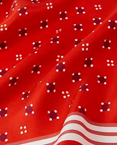 Ann Taylor Geo Triangle Silk Scarf