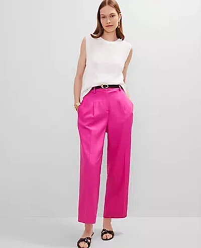 Ann Taylor The Relaxed Ankle Pant In Purple