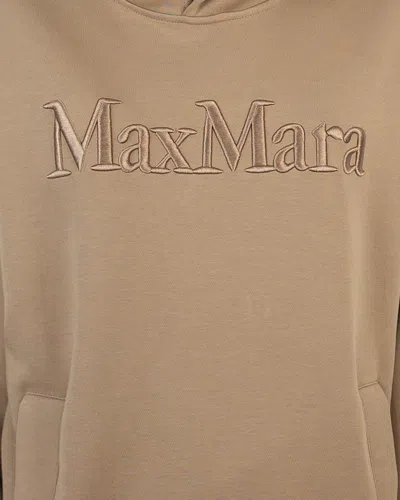's Max Mara Biscuit Cotton Blend Oversize Visiera Sweatshirt