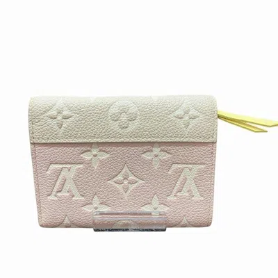 Pre-owned Louis Vuitton Pink Monogram Empreinte Wallet (tri-fold) ()