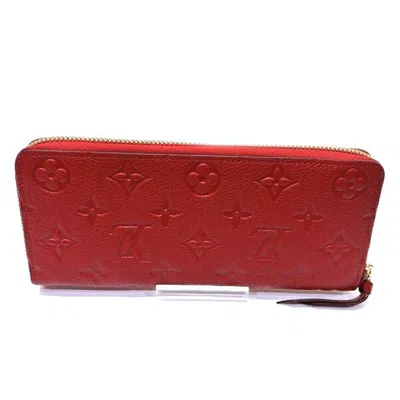 Pre-owned Louis Vuitton Sacrlet Leather Long Wallet (bi-fold) ()