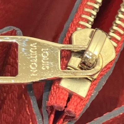 Pre-owned Louis Vuitton Sacrlet Leather Long Wallet (bi-fold) ()