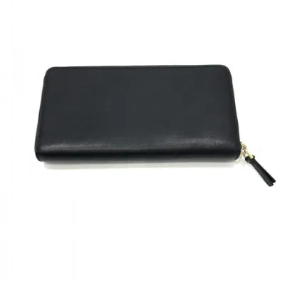 Pre-owned Marc Jacobs Black Leather Card Wallet ()