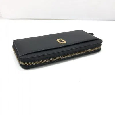 Pre-owned Marc Jacobs Black Leather Card Wallet ()