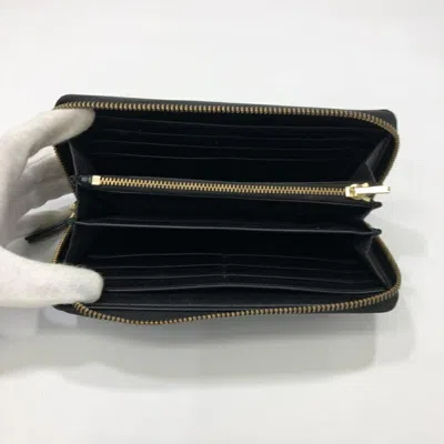 Pre-owned Marc Jacobs Black Leather Card Wallet ()