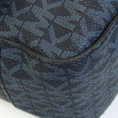 Pre-owned Michael Kors Navy Pvc Leather Shoulder Bag ()