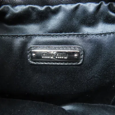 Pre-owned Miu Miu Black Leather Shoulder Bag ()