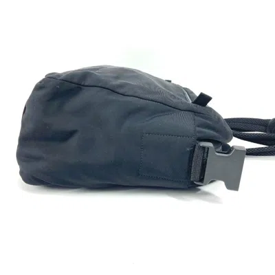 Pre-owned Miu Miu Black Nylon Boston Bag Shoulder Bag ()