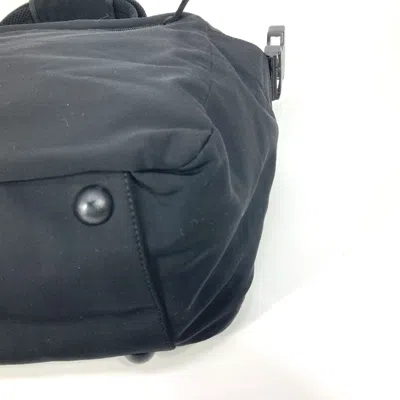 Pre-owned Miu Miu Black Nylon Boston Bag Shoulder Bag ()