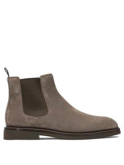 Brunello Cucinelli Men Suede Chelsea Boots
