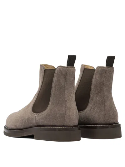Brunello Cucinelli Men Suede Chelsea Boots