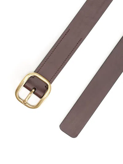Loewe Rounded Soft Belt In Classic Calfskin