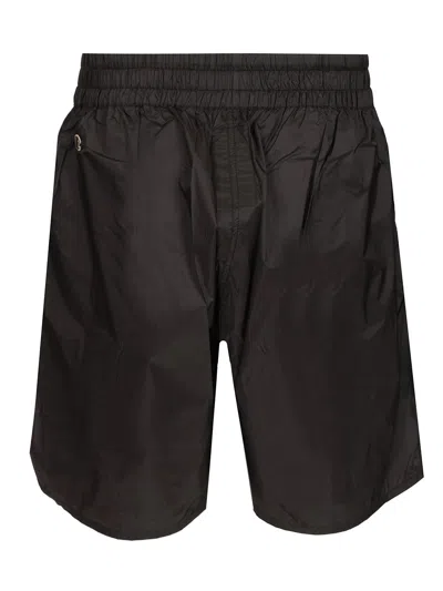 Rick Owens X Champion Bermuda Shorts With Drawstring Trousers Black In Black