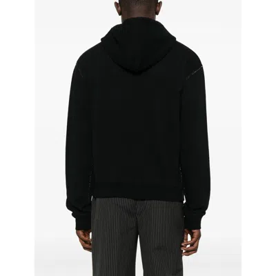 Valentino Cotton Fabric Sweatshirt With Comfortable Fit In Black