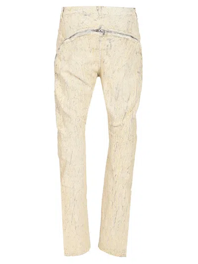 Rick Owens Off-white Hollywood Headon Utility Jeans In Neutral