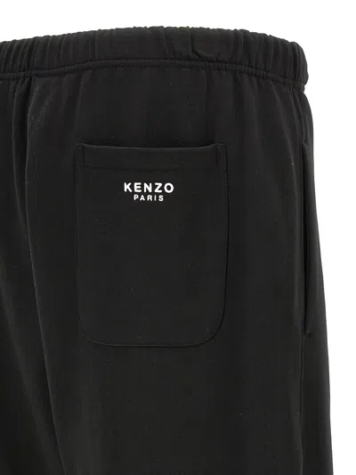 Kenzo Boke Flower Pants Black In Black