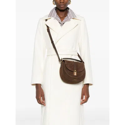 Demellier Brown Shoulder Bags