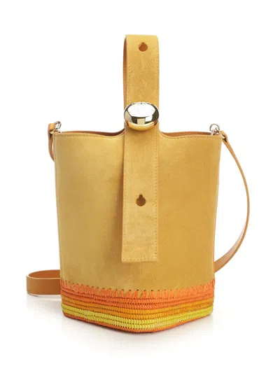 Loewe Bucket Bag Pebble Mini Handbags Yellow