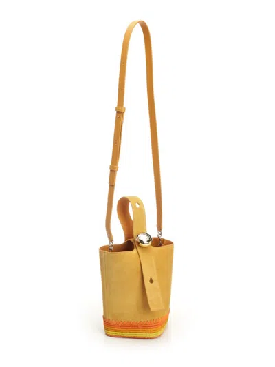 Loewe Bucket Bag Pebble Mini Handbags Yellow