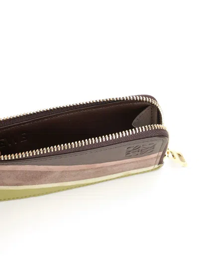 Loewe Card Holder With Coin Purse Small Leather Goods Brown