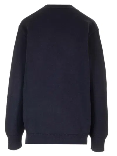 Loewe Cashmere Knit Cardigan Knitwear Blue In Blue