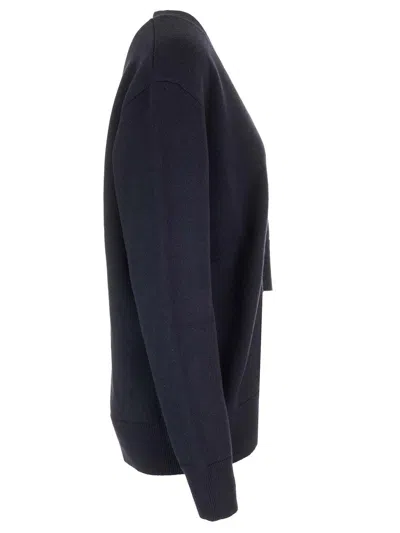 Loewe Cashmere Knit Cardigan Knitwear Blue In Blue