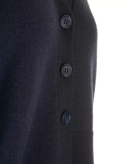 Loewe Cashmere Knit Cardigan Knitwear Blue In Blue