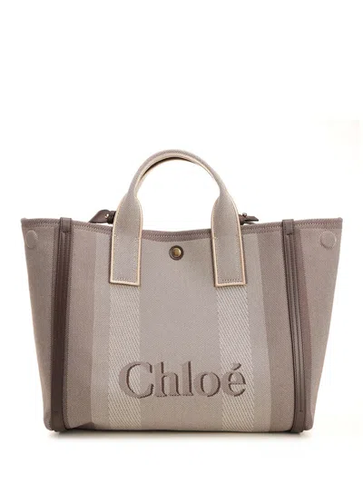 Chloé Carry Handbags Brown