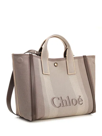 Chloé Carry Handbags Brown